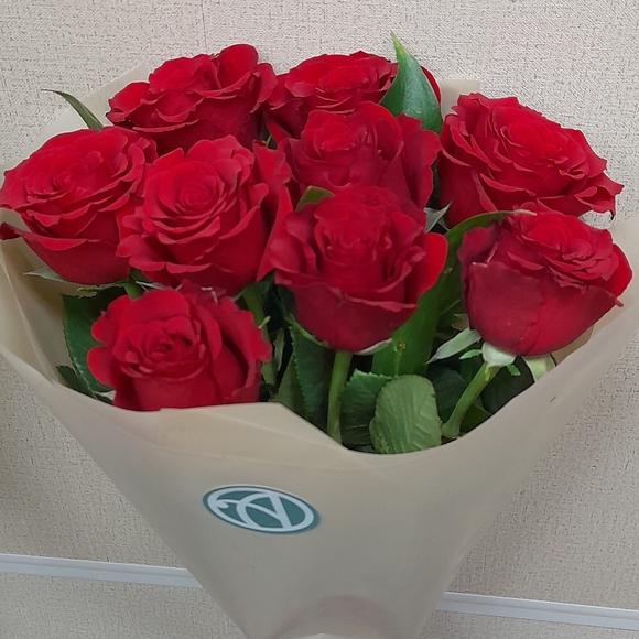 Алый букет-комплимент