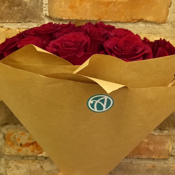 Букет из 35 красных розы 40 см (РФ)