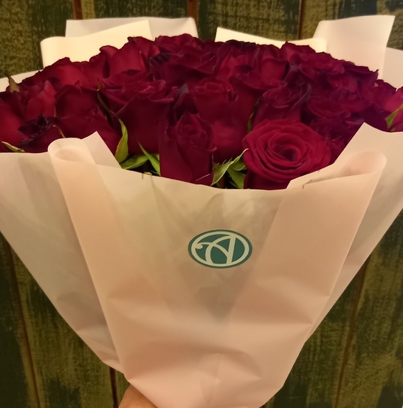 Букет из 51 красной розы 40 см (РФ)