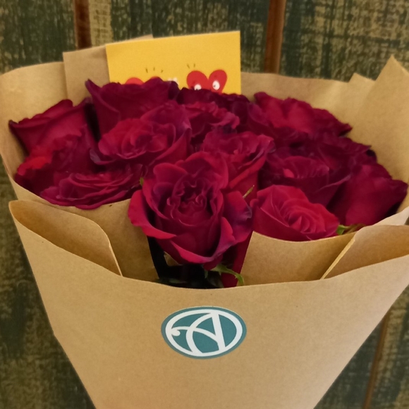 Букет из 15 красных роз 50 см (РФ)