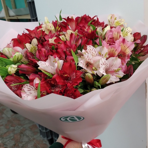 Букет из 25 альстромерий микс