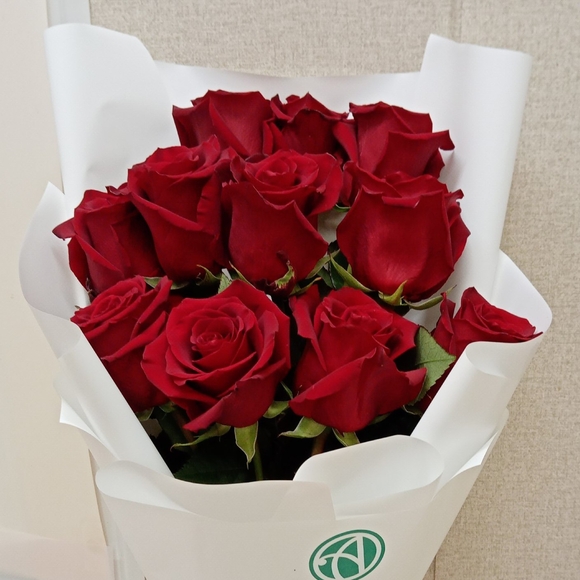 Букет из 11 красных роз 50 см (Эквадор)