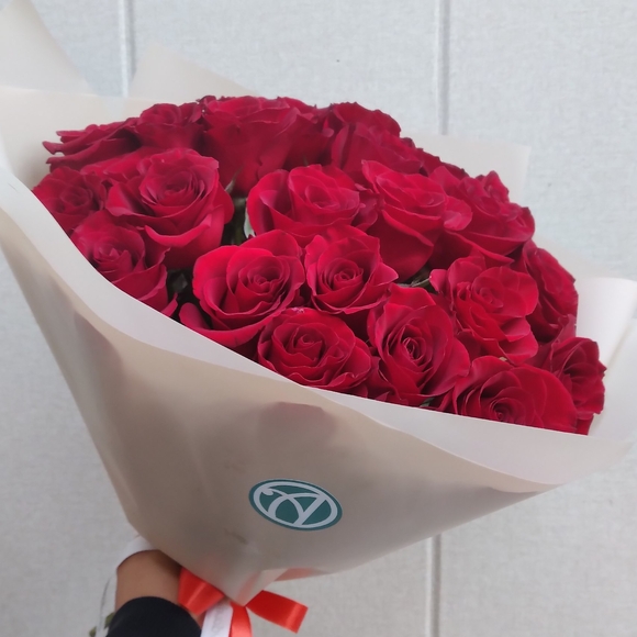 Букет из 35 красных розы 40 см (РФ)