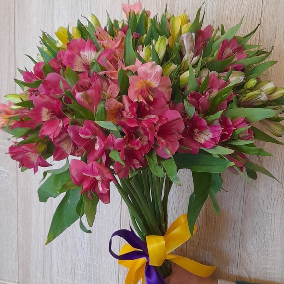 Букет из 25 альстромерий микс