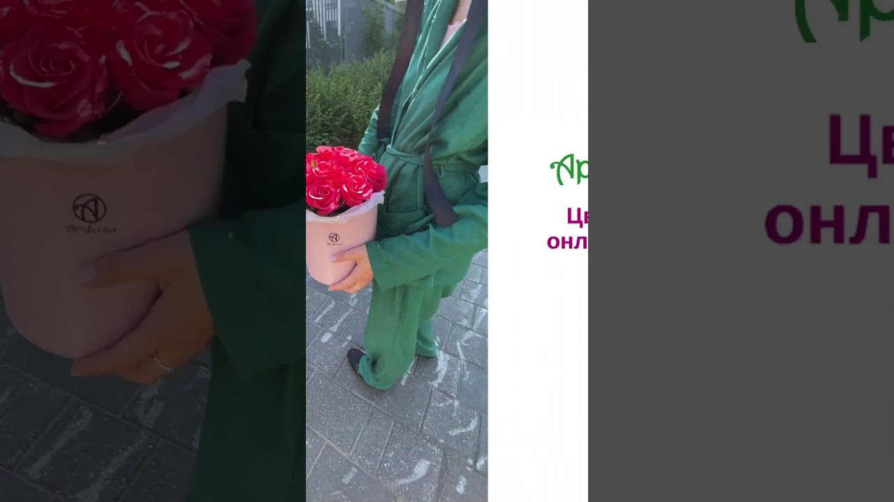 Embedded thumbnail for Букет в шляпной коробке из 15 розовых роз (Кения)